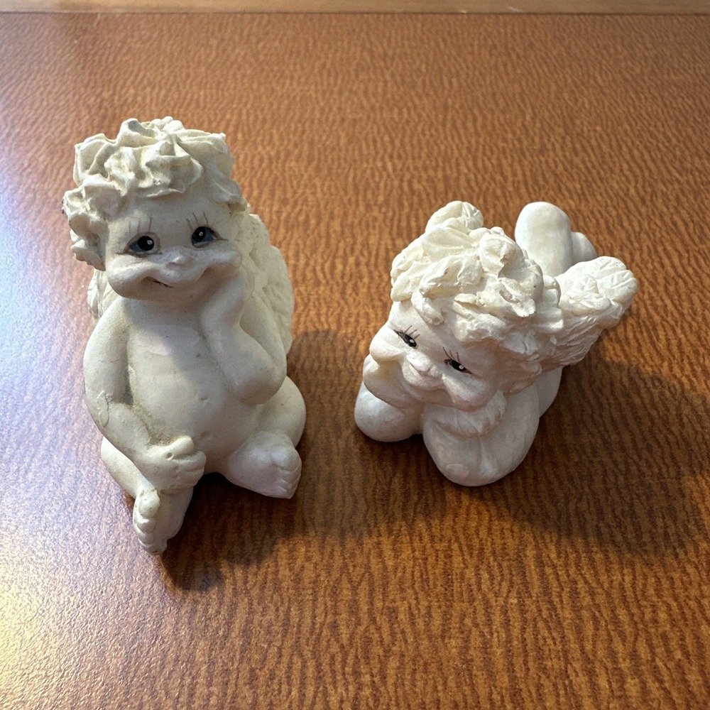 Baby Angel Cherubs Set Of 2 2"